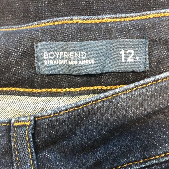 J.Jill Tall Boyfriend Straight Leg Ankle Jeans Dark Wash - Picture 7 of 10